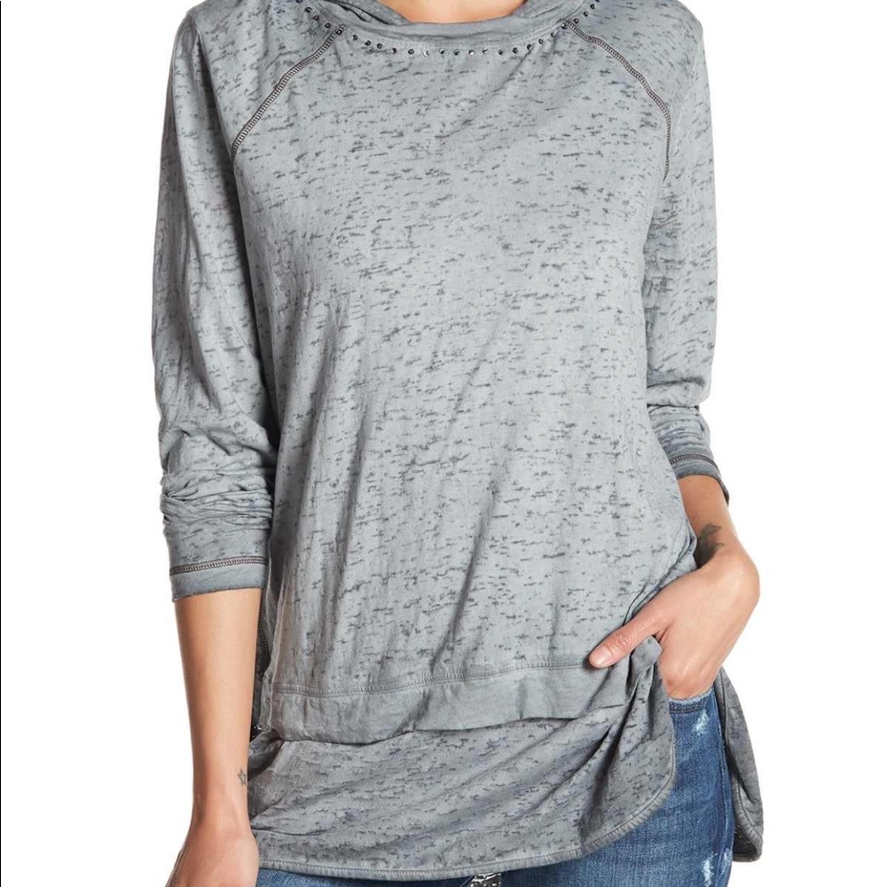Knit hoodie